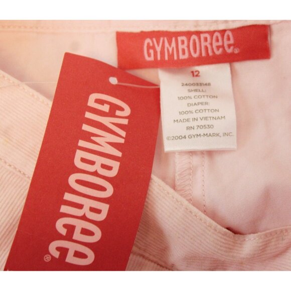 NWT 2005 Gymboree It's a Girl Thing Pink Corduroy Skort sz 10 12 Bow Pleats Cute - Picture 6 of 9